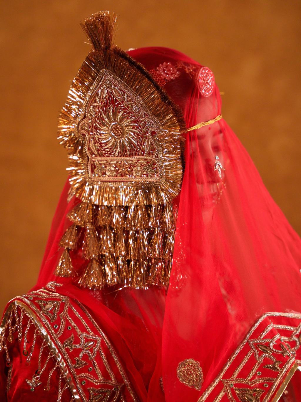 Red Rajputi Poshak – Gota Patti