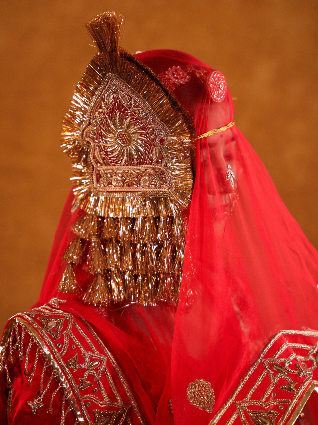 Red Rajputi Poshak – Gota Patti